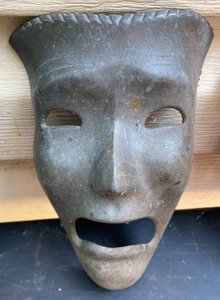 lot 173 image: 5 Ornate Vintage Metal Masks