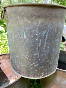 lot 176 image: 3 Metal Planters
