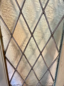 lot 199 image: Vintage Leaded Glass Window