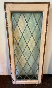 lot 205 image: Vintage Pastel Stained Glass Window