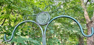 lot 237 image: Decorative Hanging Plant Stand Double Hooks