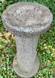 lot 245 image: Cement Bird Bath Stand