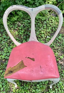 lot 263 image: Vintage Metal Chair