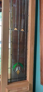 lot 326 image: Stained Glass Door Panel