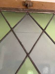 lot 327 image: Vintage Stained Glass Window