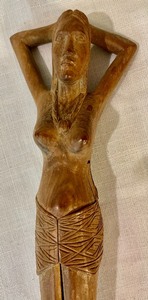 lot 366 image: Wooden Lady Nutcracker