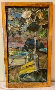 lot 379 image: AMAZING Stained Glass Window