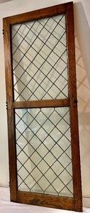 lot 382 image: Leaded Glass Cabinet Door