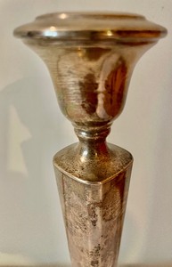 lot 395 image: Sterling Silver Candle Holder