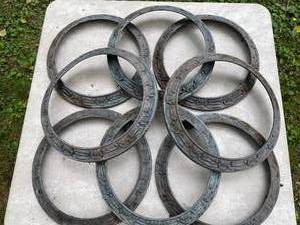 lot 411 image: Vintage Heavy Metal Rings
