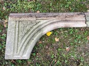 lot 413 image: Concrete Vintage Mantle Piece