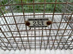 lot 423 image: 2 Vintage Kasper Locker Room Wire Baskets