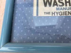 lot 435 image: Vintage Fun-To-Wash Fabric Framed Art