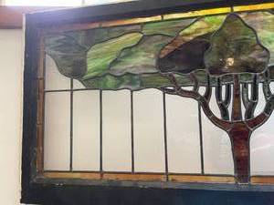 lot 444 image: Beautiful Stained Glass Tree Art