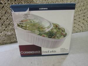 lot 30 image: (CS) Corningware French White 1 12...