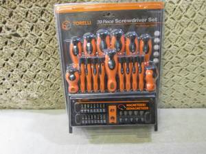 lot 34 image: (E-1) Torelli 39pc Screwdriver Set ...