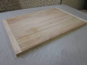 lot 46 image: (CAC) Large Wood Cutting Board 22 ...