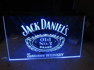 lot 68 image: (CS) Clear Lightup Jack Daniels Si...