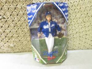 lot 83 image: (FS) Los Angeles Dodgers Barbie in ...
