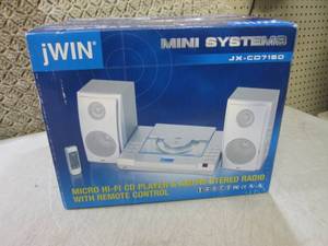 lot 102 image: (FS) jWin Micro Hi-Fi CD Player & A...