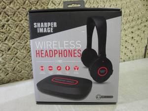 lot 110 image: (F-0) Sharper Image Wireless Headph...