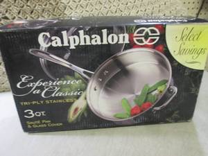 lot 116 image: (EW5) 3 Qt Tri-Ply Stainless Saute ...