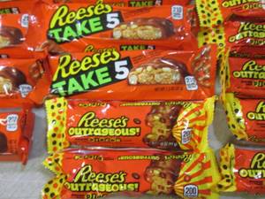 lot 144 image: (B-1) Assorted Reeses Candy Bars Pa...