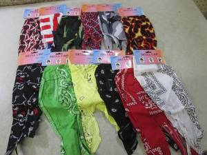 lot 178 image: (F-0) 12 Assorted Skull Caps New...