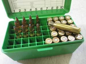 lot 293 image: (RMDR) 6mm Rem 11 Rounds  22 Casin...