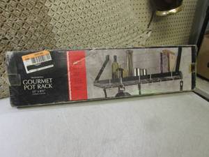 lot 210 image: (D-1) Professional Gourmet Pot Rack...