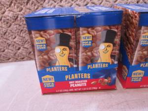 lot 235 image: (B-2) 8 Jars of Planters Dry Roaste...