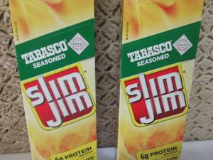 lot 245 image: (C-1) 2 Boxes of Slim Jim Tabasco S...