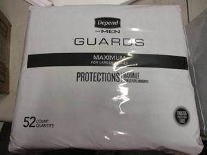 52 pack of Depend for Men Maximum G...