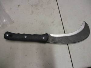 16 Curved Asian Knife with 9 Blad...