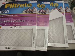 4 - 3M Filtrates 1500 - 16x 20 x 1...