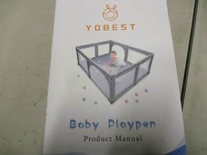 YoBest Baby Playpen retail $ 170...
