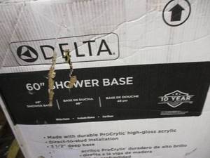 Delta 60 Shower Base cracked corn...