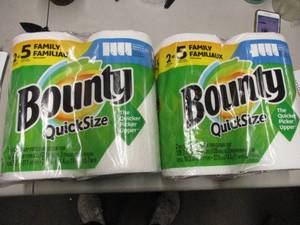 4 Bounty Quick Size Paper Towel Rol...