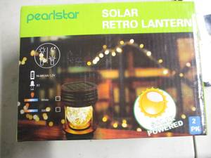 Pearlstar Solar Powered Retro Lante...