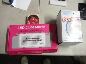 LED Vanity Mirror, Lipstick, and Bo...