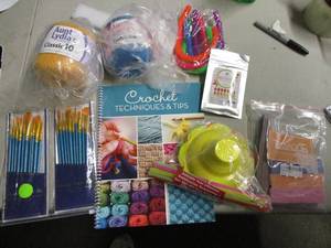 Crochet Thread and Book, and Painti...