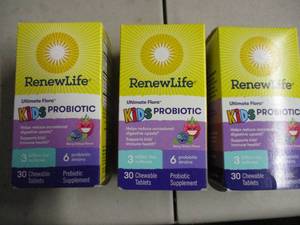 3 Renewlife Kids Probiotic Suppleme...