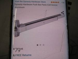 Dynasty Hardware Push Bar Exit Devi...
