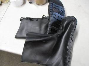 Black Extra Large Rubber Boots...
