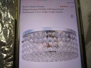 Elegant Designs Elipse Round Flushm...