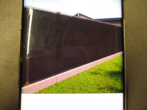 6 x 60 Black Privacy Fence Screen...