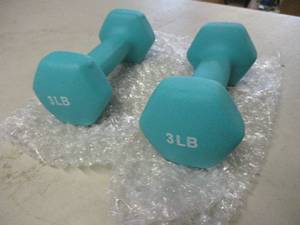 New Set of 3 Pound Dumbells...