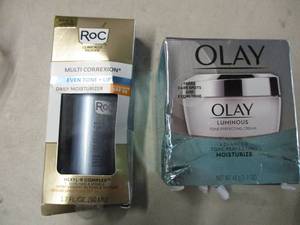 Olay and Roc Moisturizers...
