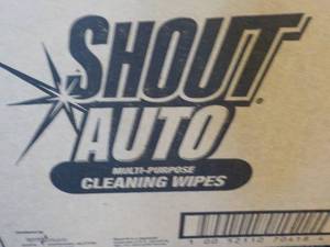 Case of 6 Shout Auto Wipes Canister...