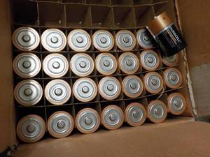 28 Duracell size D Batteries...